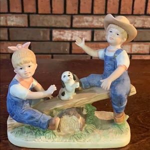 Retired Denim Days Figuring by Home Interiors